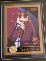 1990-91 Skybox #95 Tim Hardaway Autograph Rookie Card Golden State Warriors - £23.59 GBP