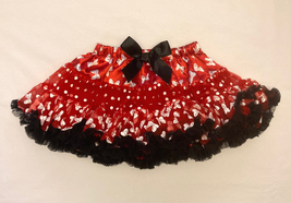 Disney Parks Minnie Mouse skirt pettiskirt Authentic Original red girl's sz S - $12.00