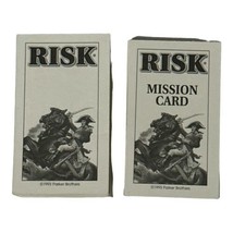 Game Parts Pieces Risk World Conquest 1993 Parker Brothers Set 56 Cards Mission - £3.13 GBP