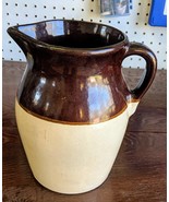 Vintage 8 1/2 inch tall Robinson Stoneware type Pitcher - £23.55 GBP