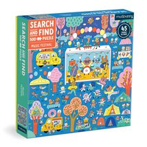 Mudpuppy Music Festival 500 Piece Search and Find Family Puzzle - $12.14