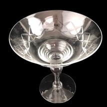 Signed Vintage Stuart England Cut Glass Crystal Compote Candy Dish 6-1/2&quot; U57 - £21.07 GBP