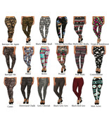 Womens Plus Size Graphic Print Pattern Buttery Soft Leggings  - £11.62 GBP+