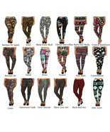 Womens Plus Size Graphic Print Pattern Buttery Soft Leggings  - $20.30 CAD+