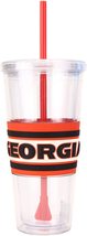 Double Wall Tumbler with Straw 22oz Single Cup Twist on Lid (Georgia) - £13.35 GBP