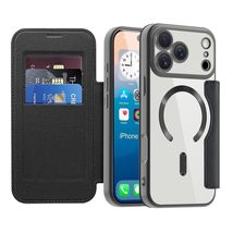 Case for iPhone 15 (Color: Black)  Case RFID Magnetic Leather Wallet Fl... - $60.99