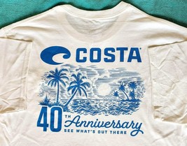 Costa - 40th Anniversary &quot;See What&#39;s Out There&quot; T-SHIRT - Size Xl - Rare Fishing - £7.84 GBP