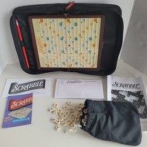 Scrabble Portable Travel Game Crossword Zippered Case Parker Brothers Sm... - £18.99 GBP