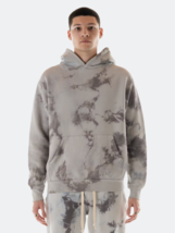 Original Paperbacks Men&#39;s Los Feliz Crystal Wash Tie Dye Hoodie in Fog/G... - £27.72 GBP