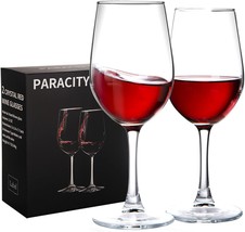 Long Stemmed Red Wine Glass -10 Ounces (2-Pack), Transparent Glass - $281.37 MXN