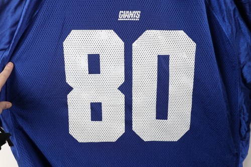Vintage Reebok Mens 2XL Jeremy Shockey New York Giants Football Jersey Blue #80 Item image 6