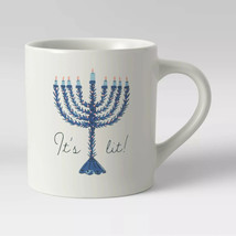 Coffee Mug Hanukkah Chanukkah Menorah 16oz Jewish Holiday Festival Of Lights New - £13.20 GBP