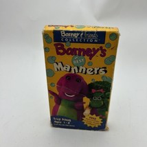 1992 Barney&#39;s Best Manners Sing Along VHS Tape - £15.10 GBP