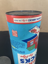 Vintage 50's American Plastic Bricks Container image 5