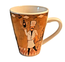 Oneida Chefcapades Coffee Tea Mug 10 oz. Wine Theme Jennifer Sosik Stoneware - £13.94 GBP