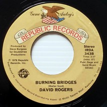 David Rogers -  I&#39;m Gonna Love You Right Out Of This World / Burning Bri... - £3.57 GBP