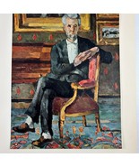Vintage Paul Cezanne Portrait of Victor Chocquet Seated Unframed 8&quot; X 10&quot; - $14.85