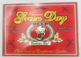 2001 Green Day Stewed Since 1989 East Bay Brew Premium Beer Postcard 6&quot; ... - £7.49 GBP