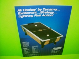 Air Hockey Sales Flyer Original Arcade Game Promo Paper Advertising Dynamo - £13.90 GBP