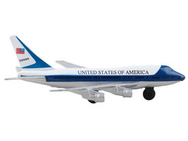 Boeing VC-25 Aircraft White and Blue &quot;United States of America - Air Force On... - £15.25 GBP