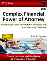 Complex Financial Power of Attorney - Full Version - USB Flash Drive Only - £16.02 GBP