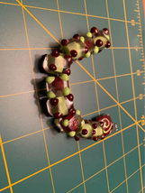 Handmade green &amp; brown lampwork glass beads - $27.88