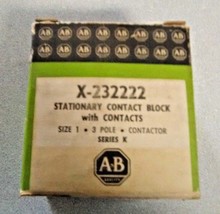 Allen Bradley Stationary Contact Block X232222 - £22.02 GBP