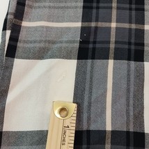 Northwest Blue Shirt Mens L Tall Green & White Plaid Vintage Flannel Long Sleeve image 5