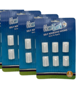Home Touch Self Adhesive Hooks, 6 Hooks Per Pack, Pack of 3 - £14.78 GBP
