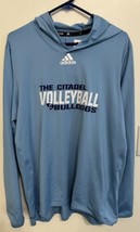 The Citadel Bulldogs Volleyball Adidas Adult Hoodie Jacket Military College LG - £23.35 GBP