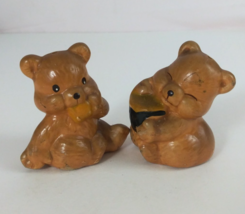 Vintage Cute Little Honey Bears Ceramic Salt &amp; Pepper Shakers - €8,26 EUR