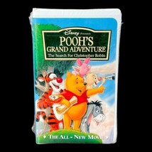 Pooh&#39;s Grand Adventure: The Search for Christopher Robin VHS Disney Clamshell - £10.38 GBP