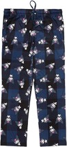 My Melody Kuromi All Over Women&#39;s Black Plaid Sleep Pajama Pants with Pockets - £19.63 GBP