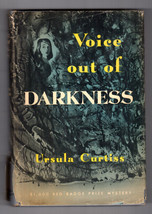 Ursula Curtiss Voice Out Of Darkness First Edition 1948 Mystery Hardcover Dj - £53.94 GBP