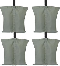 Gazebo Tent Sand Bags, 4 Pieces Per Pack, 112 Lbs, Abccanopy Canopy (Gray). - $41.93