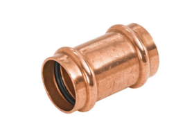 JW Press 50170 Copper Couplings 1/2 in. P X P - Pack of 10 - £19.65 GBP