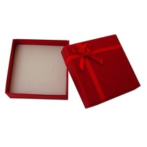 24pcs Jewelry Gift Box 9x9x2.5cm Red Jewellery Sets Box for Necklace Earrings Ri - £39.18 GBP