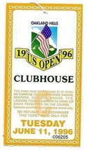 1996 US Open ticket Tuesday June 11th Practice Round Oakland Hills Steve Jones - £151.85 GBP