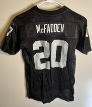 Reebok Team Apparel NFL Oakland Raiders Darren McFadden #20 Jersey YOUTH Medium - £14.45 GBP
