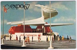 Quebec Postcard Montreal Expo 67 Air Canada Pavillion - $2.96