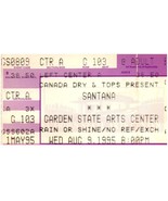 Vtg Santana Concert Ticket Stub Garden State Arts Center New Jersey Aug ... - £18.59 GBP