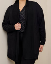 Torrid Super Soft Black Dolman Sleeve Open Style Cardigan Plus Size 4X-26 - £26.17 GBP