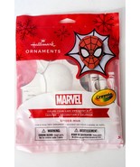 Hallmark Spider-man Color Your Own Ornament - Crayola Kit - Marvel Avengers - £7.73 GBP