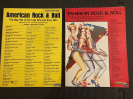 Lot of 2 American Rock and Roll Vol 1 and Vol 2: Big Hits from the 50s a... - $22.50