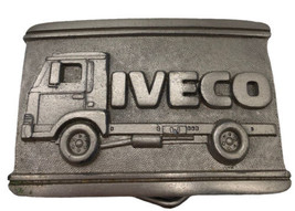 Vintage Iveco Trucking Belt Buckle Limited Edition 1982 - $23.19