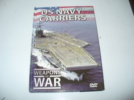 US Navy Carriers Weapons of War Military Documentary DVD W/Book Attached  - £3.04 GBP