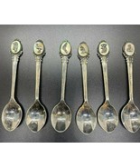 Set of 6 Vintage Spoons Australian Outback Animals LUSTRE EPNS A1 Silver... - £31.15 GBP