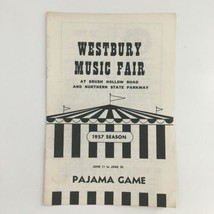 1957 Season Westbury Music Fair Present Pajama Game by Richard Barstow - £14.92 GBP