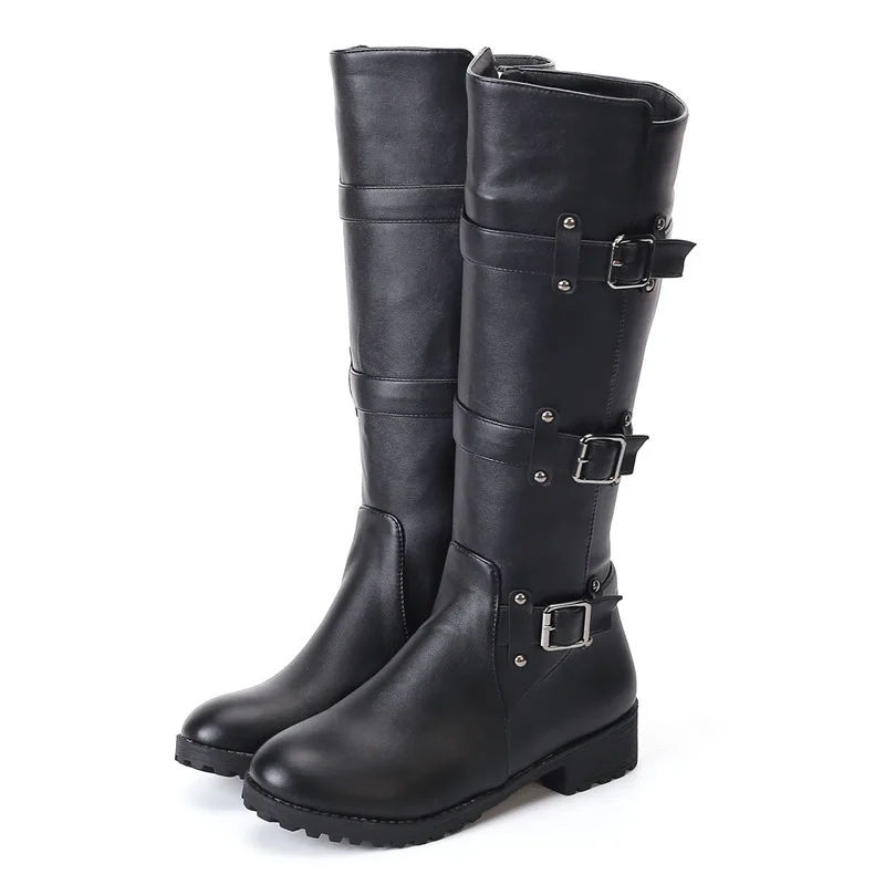 AOSPHIRAYLIAN Western boy Vintage Knight Riding Boots For Women 2023 Studdend wo - £114.34 GBP