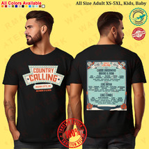 COUNTRY CALLING MUSIC FESTIVAL 2025 T-shirt All Size Adult S-5XL Kids Ba... - $24.00+